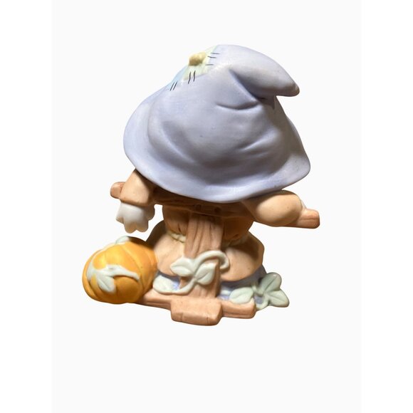 Bumpkins By Fabrique Scarecrow Figurine With Pumpkin Accent 3.5" Tall - Picture 5 of 12